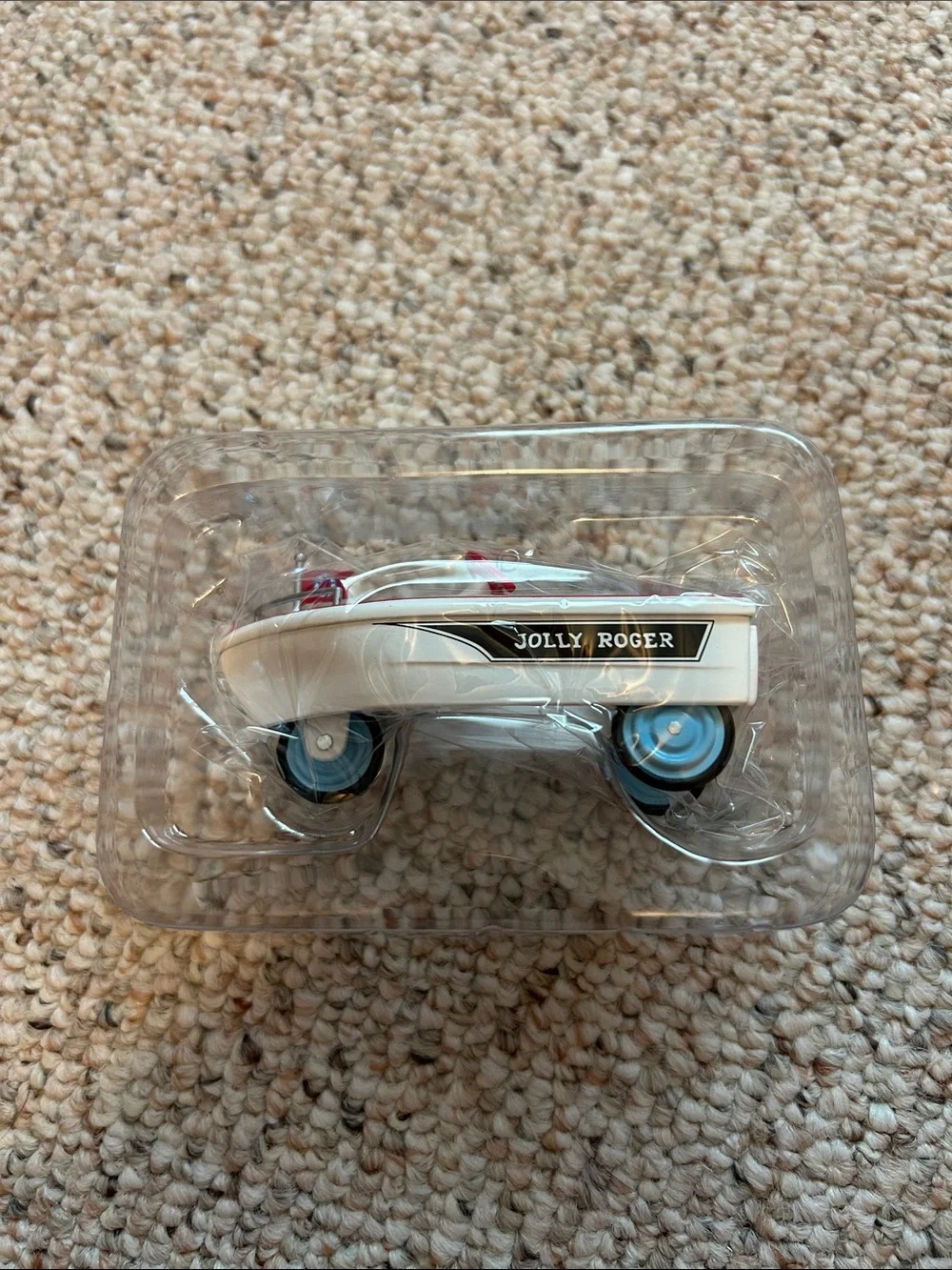 Hallmark Keepsake 1968 Murray Jolly Roger Flagship Ornament - White, Red & Blue